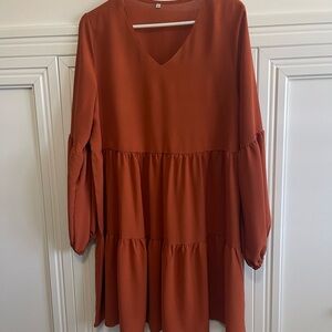Burnt Orange Dress